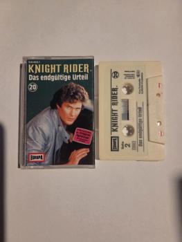 Knight Rider Folge 20 Das endgültige Urteil Weiß mit Schwarzen Druck 514 453.1 Europa(Cover beschädigt)